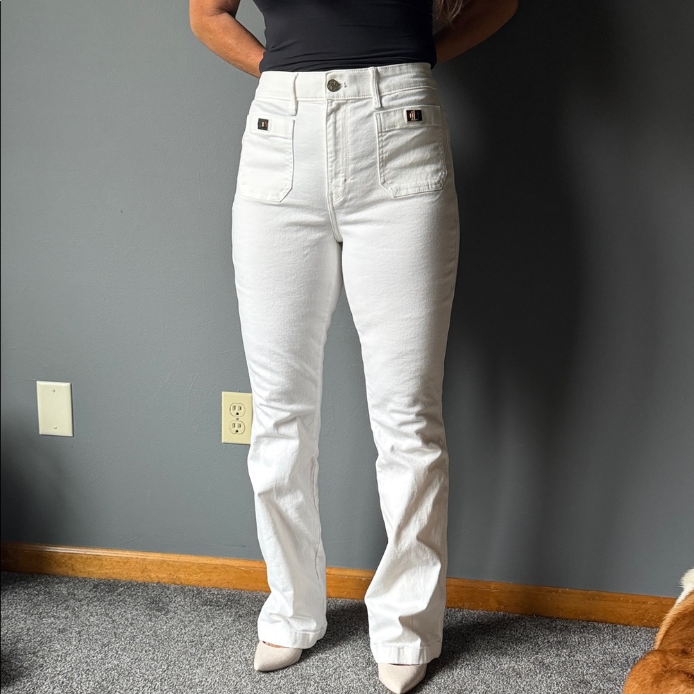 White House Black Market White Jeans
